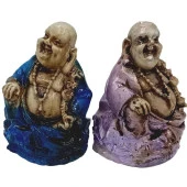 Dekoratif Renkli Buda İkili Set Reçine thumbnail 1