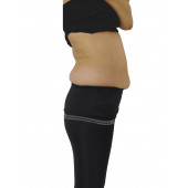 Korse Tayt Siyah Kadın Tayt Göbek Basen Toparlayıcı Tayt Doğum Sonrası Korsesi Spor Taytı - 5