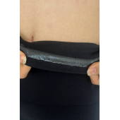 Korse Tayt Siyah Kadın Tayt Göbek Basen Toparlayıcı Tayt Doğum Sonrası Korsesi Spor Taytı - 8