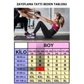 Zayıflama Taytı Sauna Termal Spor Agraflı Tayt Terleme Hızlı Kilo Verme Taytı - 4