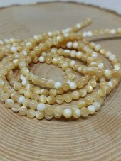 Sedef Taşı Karamel Dizi 4mm - 2