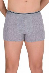 Likralı Erkek Boxer Şort Gri 1097B - 1