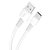 FitPlus Bianca B423 USB - Type-C Flex Şarj Kablosu 2.4A 1mt - 1