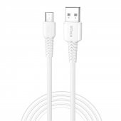 FitPlus Bianca B421 USB - Micro USB Flex Şarj Kablosu 2.4A 1mt - 2