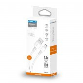 FitPlus Bianca B421 USB - Micro USB Flex Şarj Kablosu 2.4A 1mt - 5