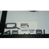 Audi Q5 45 TFSi Krom ABS 3M 3D Bagaj Yazı Logo Orjinal Ürün - 3