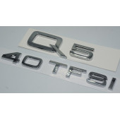 Audi Q5 40 TFSi Krom ABS 3M 3D Bagaj Yazı Logo Orjinal Ürün - 2