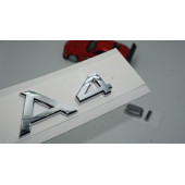 Audi A4 40 TFSi Krom ABS 3M 3D Bagaj Yazı Logo Orjinal Ürün - 1