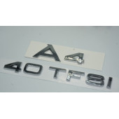 Audi A4 40 TFSi Krom ABS 3M 3D Bagaj Yazı Logo Orjinal Ürün - 2