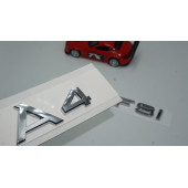 Audi A4 45 TFSi Krom ABS 3M 3D Bagaj Yazı Logo Orjinal Ürün thumbnail 1