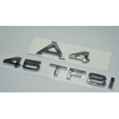 Audi A4 45 TFSi Krom ABS 3M 3D Bagaj Yazı Logo Orjinal Ürün thumbnail 2