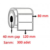 80X120 KUŞE ETİKET ( 300 lü ) - 1