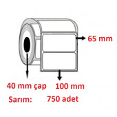 100X65 KUŞE ETİKET ( 750 li ) - 1