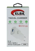 Elba Elb09 5W 2.1A Hızlı Şarj Akıllı Koruma Usb EV Şarj Kafa - 1