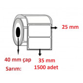 25x35 KUŞE ETİKET( 1500lü ) - 1