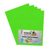 Fon Kartonu Fosforlu Yeşil 50x70 5 Adet Artlantis Fosforlu Fon Kartonu Yeşil 50*70 5 Adet - 1