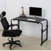 servetavcı Yükseklik Ayarlı ve Not Panolu Laptop Sehpası ve Çalışma Masası - Ceviz (Frenli Tekerli) - 2