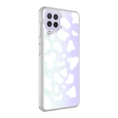 Galaxy M22 Kılıf Zore M-Blue Desenli Kılıf - 3
