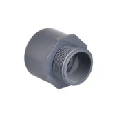 PVC YAPIŞTIRMA  TEK TARAF DIŞTAN DİŞLİ REDÜKSİYONLU ADAPTÖR ( ERKEK ADAPTÖR ) ( Ø 32 ) ( 1 ADET ) - 1