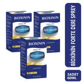 Bioxinin Forte Minoksidil %5 Deri Spreyi 60 Ml 3 Adet - 1