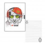 Hatıra Defteri Aslan Figürlü Kilitli Erkek Modeli Günlük Defteri FlyArt Erkek Modeli 100 Yaprak Çizğili 1 Adet - 1