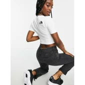 The North Face Kadın ESSENTIAL CROPPED SLEEVE Tişört NF0A55AOFN41 thumbnail 4