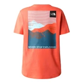 The North Face W FOUNDATION GRAPHIC - EU Kadın Tişört NF0A55B2LV31 - 2