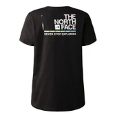 The North Face W FOUNDATION GRAPHIC - EU Kadın Tişört  NF0A55B2R0G1 - 2