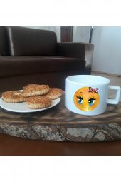 Üzgün Surat  temalı  tasarım Baskılı  çay kahve fincan modelleri - 1