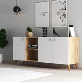 Buse Konsol Çam - Beyaz - KSL0303 - 1