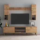 Mega 180 lik Kapaklı Raflı Tv Ünitesi Çam - TVU0202 - 2