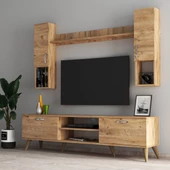 Mega 180 lik Kapaklı Raflı Tv Ünitesi Çam - TVU0202 - 1