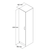 1 Kapılı Gardrop Çam- GRD0302 - 4