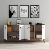 Modern Konsol Beyaz - Çam  - KSL0103 - 3