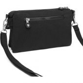 Smart Bags SMBYB1147-0001 Siyah Kadın Minik Çapraz Çanta - 5