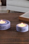 Holder | 2'Li Set Mumluk | Tea Light Mumluk Seti | Dekoratif Şamdan Mumluk - 4