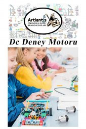 Deney Motoru 3 Volt 1 Adet 3v - 6 v Dc Yüksek Devir Dinamo Motoru Okul Hobi Mini Motor 2 Adet Pille Çalışır - 5