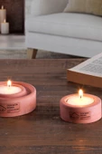 Holder | 2'Li Set Mumluk | Tea Light Mumluk Seti | Dekoratif Şamdan Mumluk - 12
