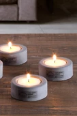 Holder | 6'Lı Set Mumluk | Tea Light Mumluk Seti | Dekoratif Şamdan Mumluk - 4