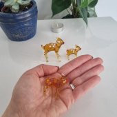 Veraart El Yapımı Murano Cam 3 lü Karaca Biblo - 6
