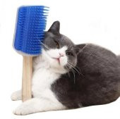 Masajlı Kedi Kaşınma Aparatı Kapıya Takılan Kaşıma Aparatı Kedi Köpek Kaşıma Aparatı - 4