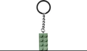LEGO Brick 854159 2x4 Sand Green Key Chain thumbnail 2