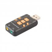 Harici 8.1 Kanal Usb Çevirici 3.5mm Mikrofonlu Ses Kartı 4753 - 1