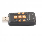 Harici 8.1 Kanal Usb Çevirici 3.5mm Mikrofonlu Ses Kartı 4753 - 2