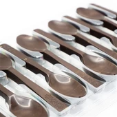 Dökme Bitter Kaşık Çikolata 100 adet (1,5 kg) thumbnail 1