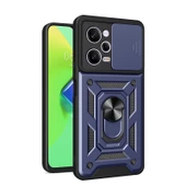 Gpack Xiaomi Redmi Note 12 5G Kılıf Sert Silikon Tank Aramid Sürgülü Vega Yüzüklü - 5