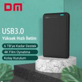 DM HD001 2.5" inch USB 3.0 Sata 3 Harici SSD Harddisk HDD Kutusu - 2