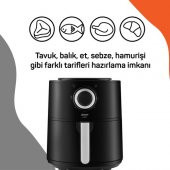 Arzum AR2062-G Airtasty Air FryerSıcak Hava Fritözü Gümüş - 7
