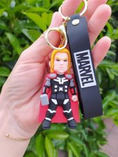 Anahtarlık Avengers Marvel Thor Silikon Anahtarlık Çanta Süsü Karakter Figür Oyuncak Aksesuar thumbnail 2