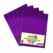 Mor 50x70 Metalik Aynalı Fon Kartonu 5 Adet 1 Paket Artlantis Aynalı Metalik Fon Kartonu - 1